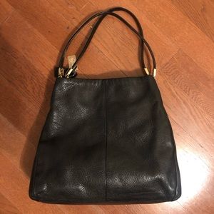 Coach black shoulder bag